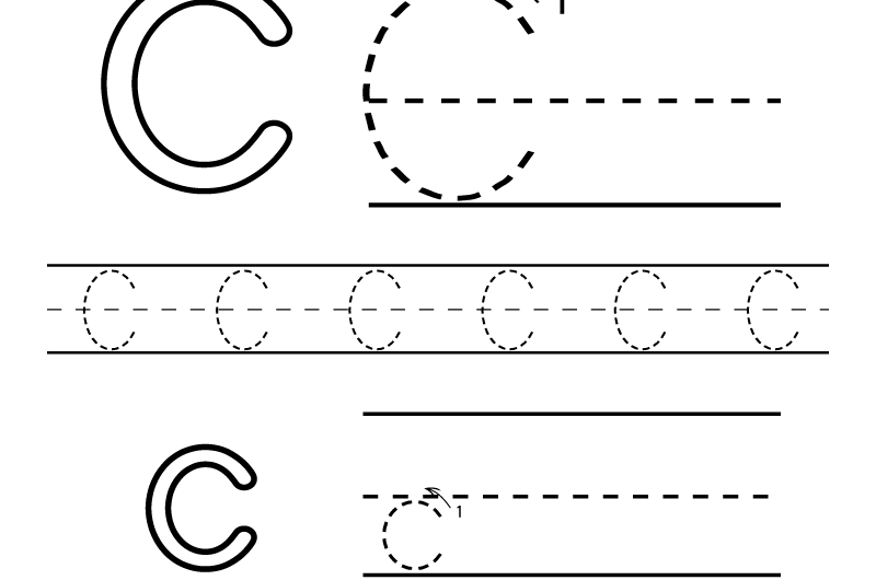 Preschool Worksheets Letter C