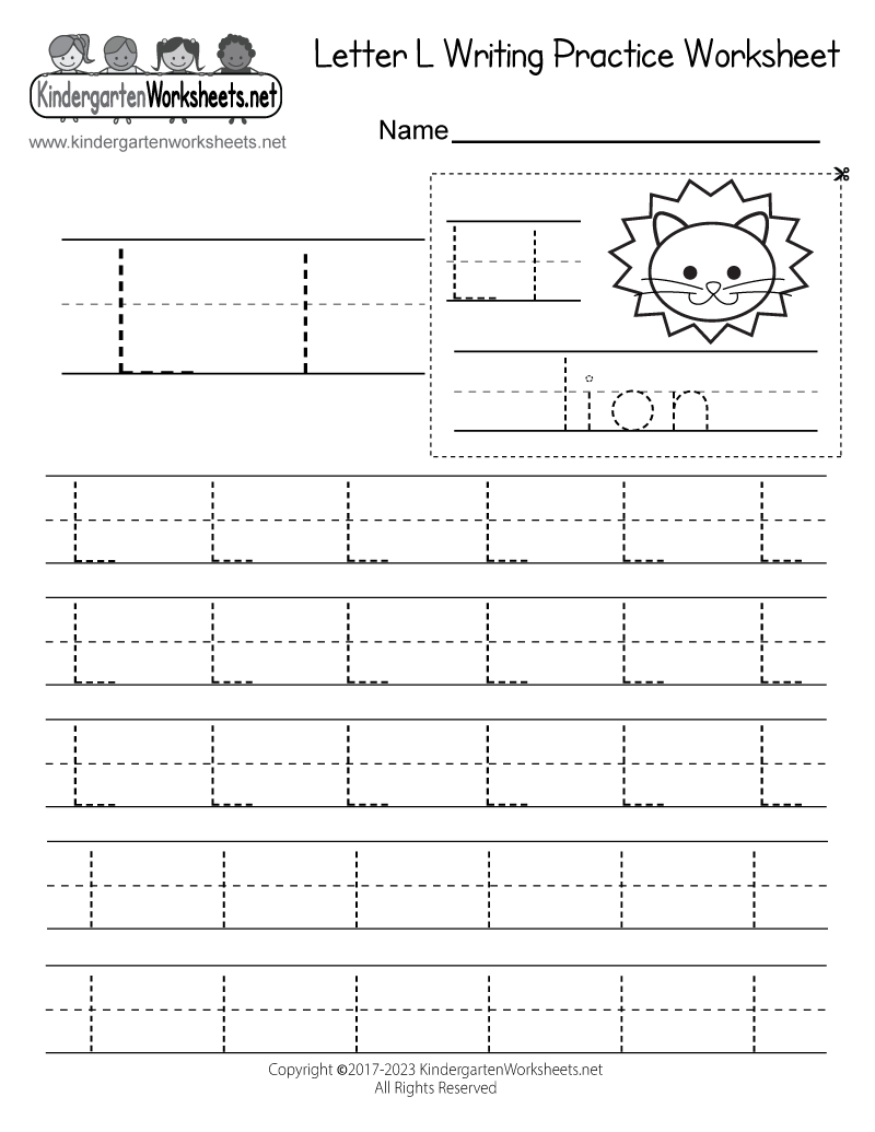 worksheets for the letter l worksheets for the letter l