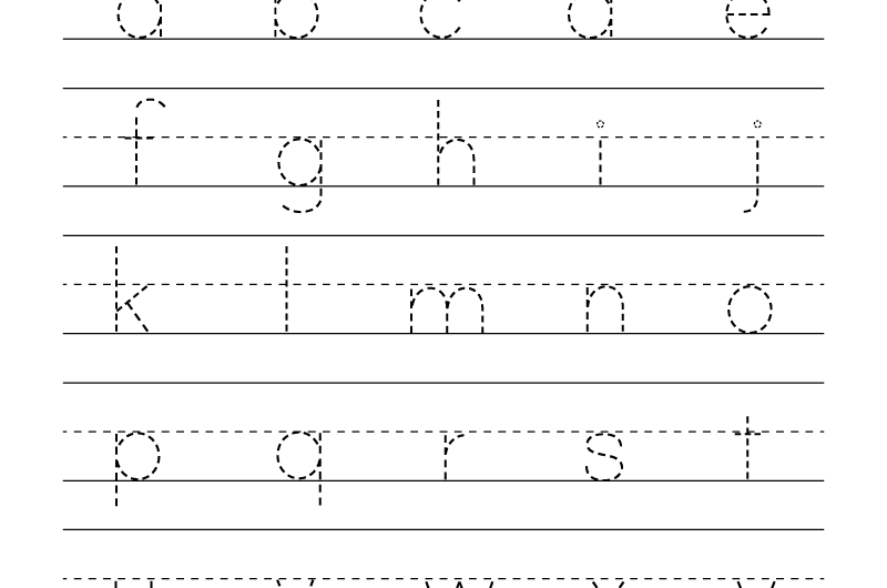 Free Printable Tracing Worksheets