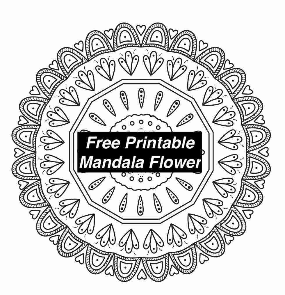 Free Printable Mandala Flower Coloring Page Seeing Dandy Blog Free Printable Mandala Flower Coloring Page Seeing Dandy Blog