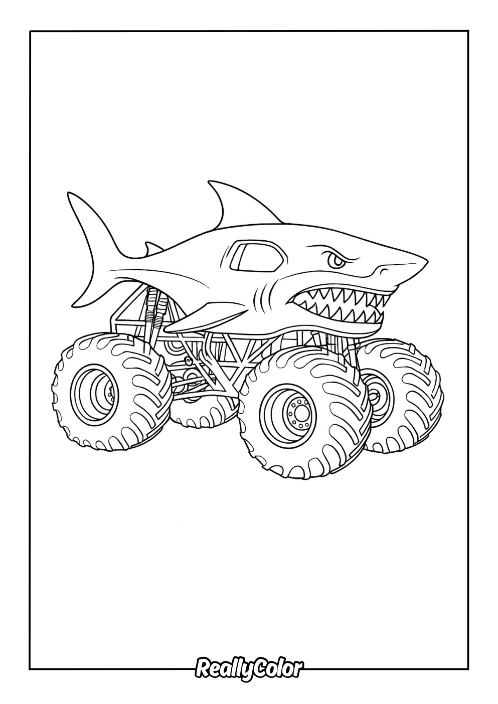 Free Printable Monster Truck Coloring Pages Free Printable Monster Truck Coloring Pages