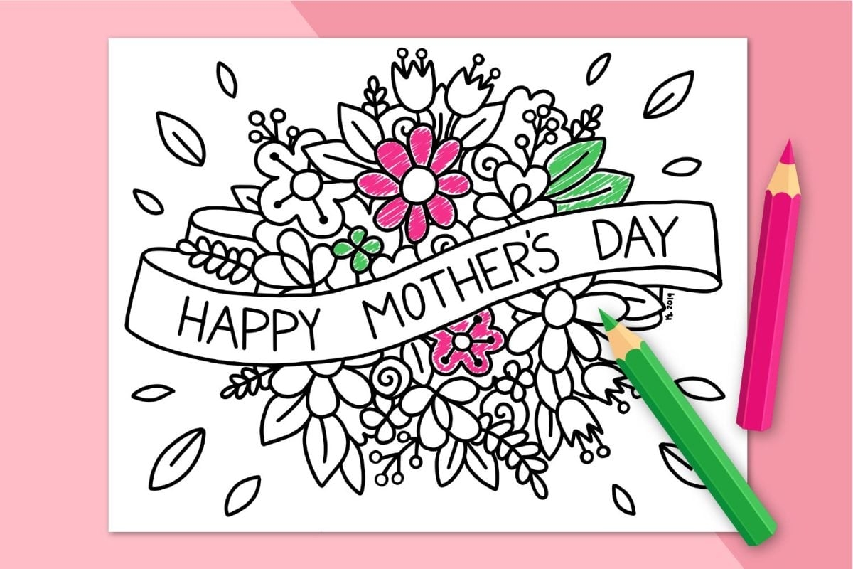 Free Printable Mother s Day Coloring Page Hey Let s Make Stuff Free Printable Mother s Day Coloring Page Hey Let s Make Stuff