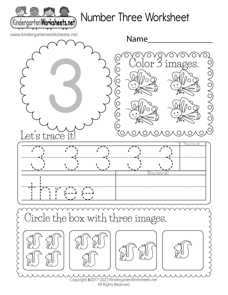 Free Printable Number Three Worksheet Worksheets Library Free Printable Number Three Worksheet Worksheets Library