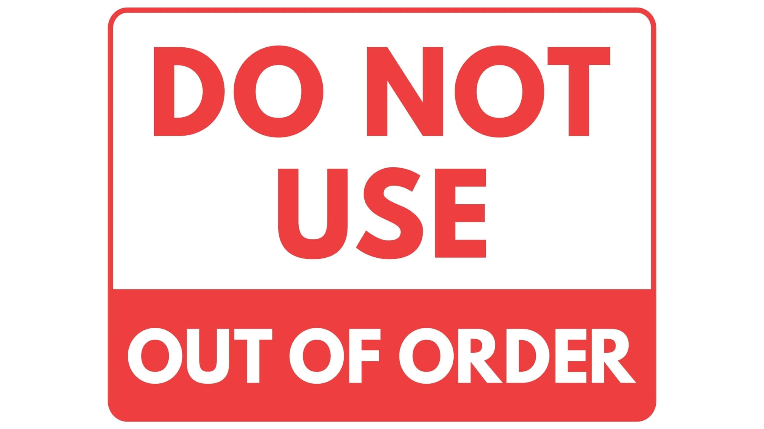 Free Printable Out Of Order Sign Templates PDF Word Restroom Free Printable Out Of Order Sign Templates PDF Word Restroom