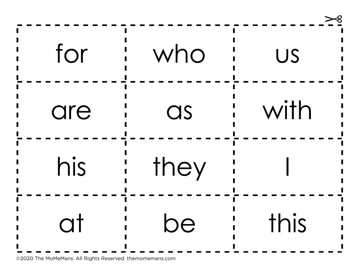 Free Printable Sight Words Flash Cards For Kids Worksheets Library Free Printable Sight Words Flash Cards For Kids Worksheets Library