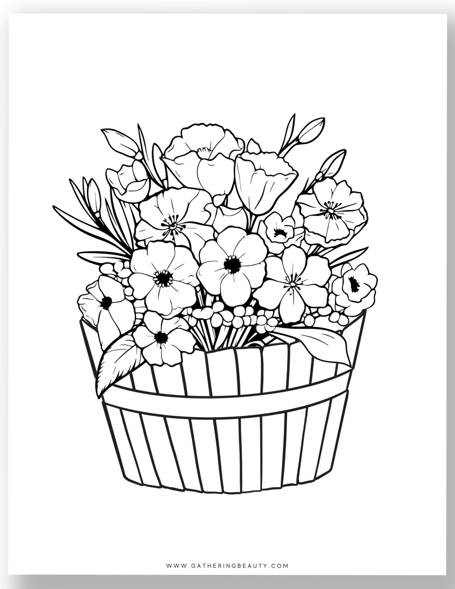 Free Printable Spring Flower Colouring Pages Gathering Beauty Free Printable Spring Flower Colouring Pages Gathering Beauty