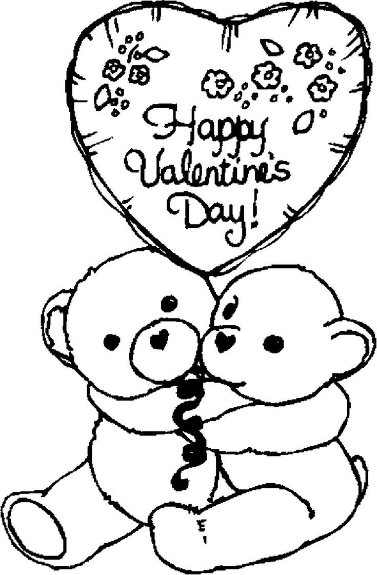 valentine's day coloring page valentine's day coloring page