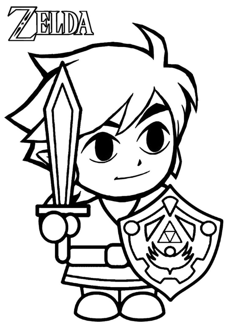 Free Printable Zelda Coloring Pages For Kids Free Printable Zelda Coloring Pages For Kids