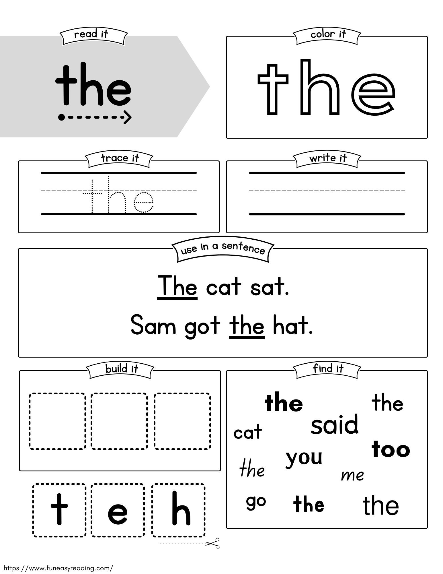 sight word be worksheet sight word be worksheet