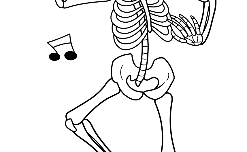 Coloring Pages Of Skeletons