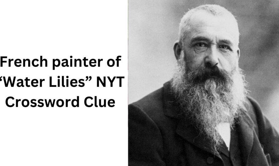 French Painter Crossword Clue