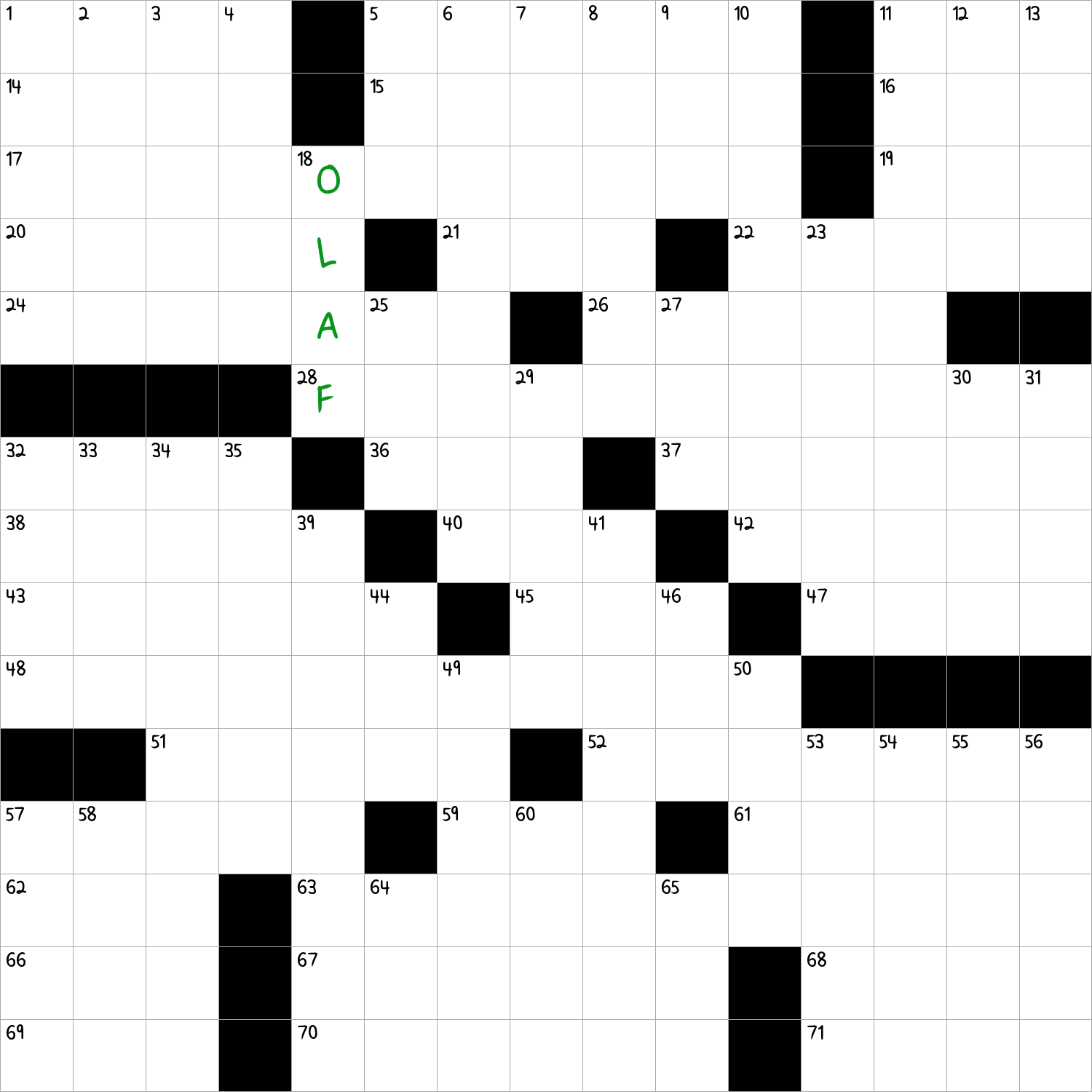 Frozen Snowman NYT Crossword Clue September 4 2024