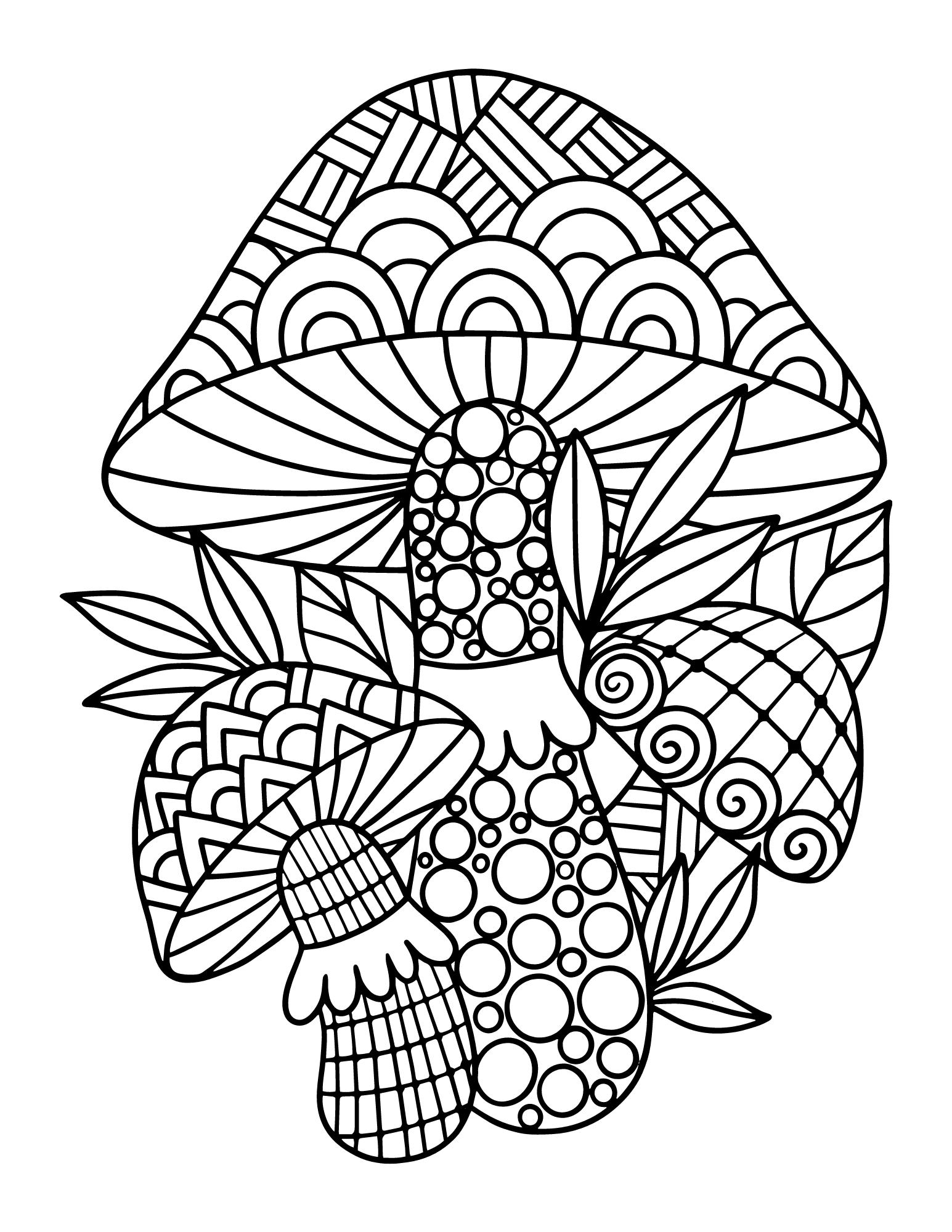 Fun And Creative Mushroom Coloring Pages Fun And Creative Mushroom Coloring Pages