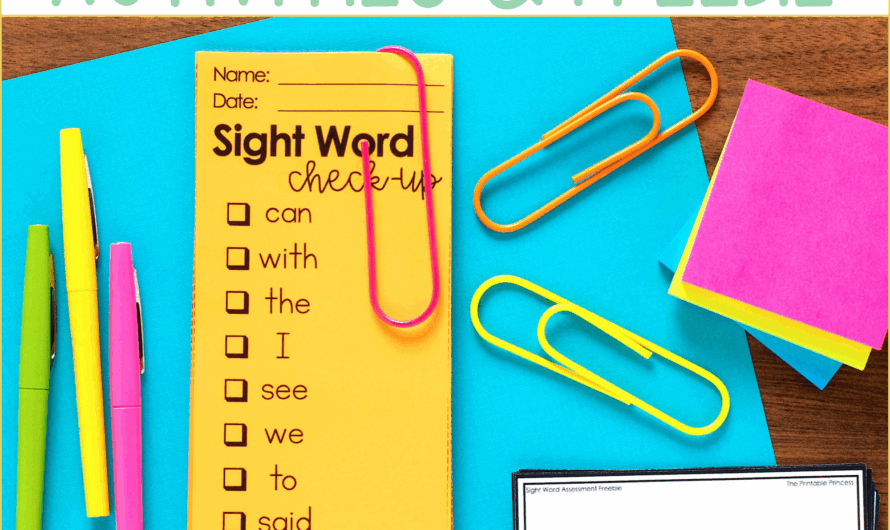 Sight Word Activities For Kindergarten