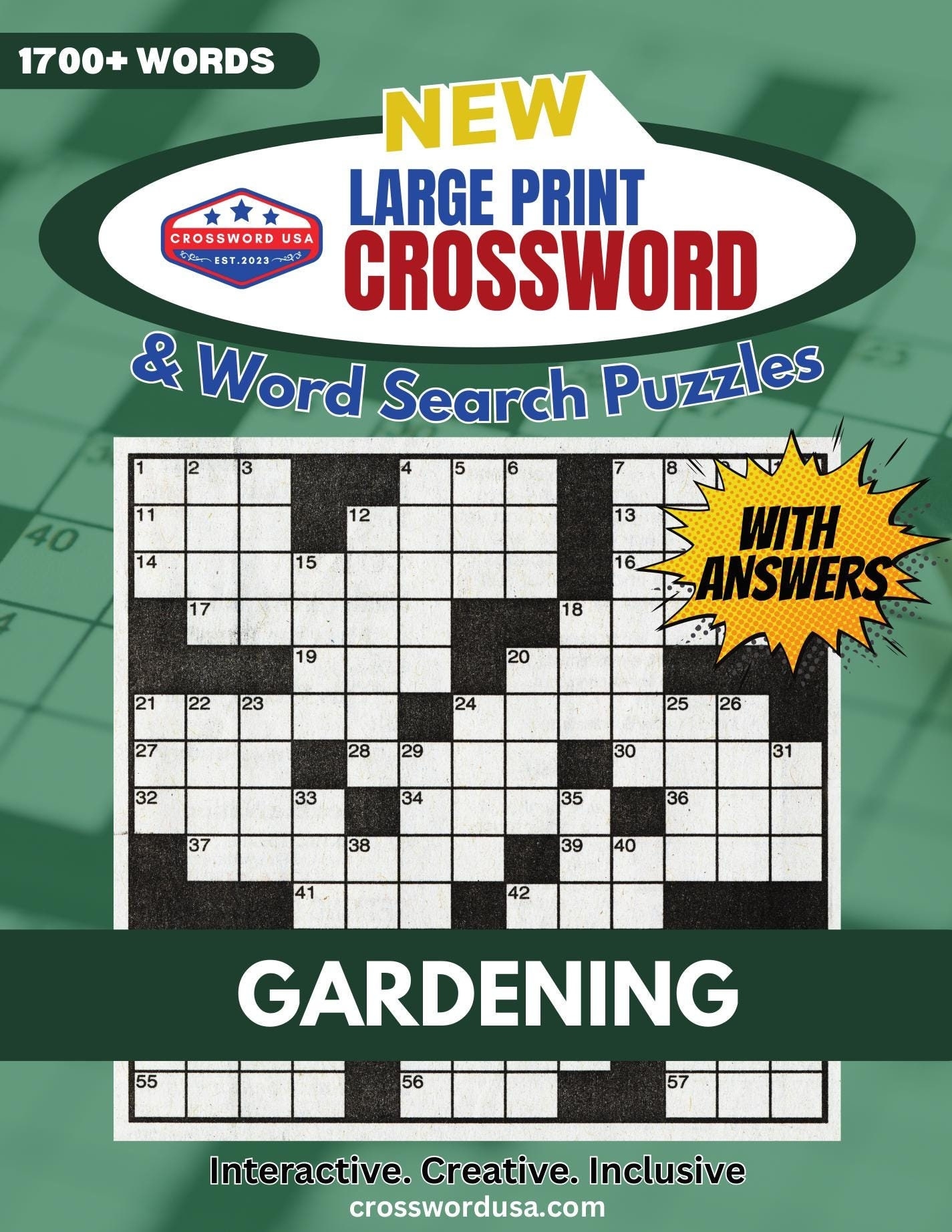 Gardening Crosswords Puzzles Grow Your Mind With Fun Large print Challenges Perfect For All Levels Unlock Your Garden Knowledge Etsy Gardening Crosswords Puzzles Grow Your Mind With Fun Large print Challenges Perfect For All Levels Unlock Your Garden Knowledge Etsy