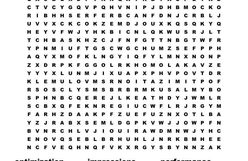 Word Scramble Word Search