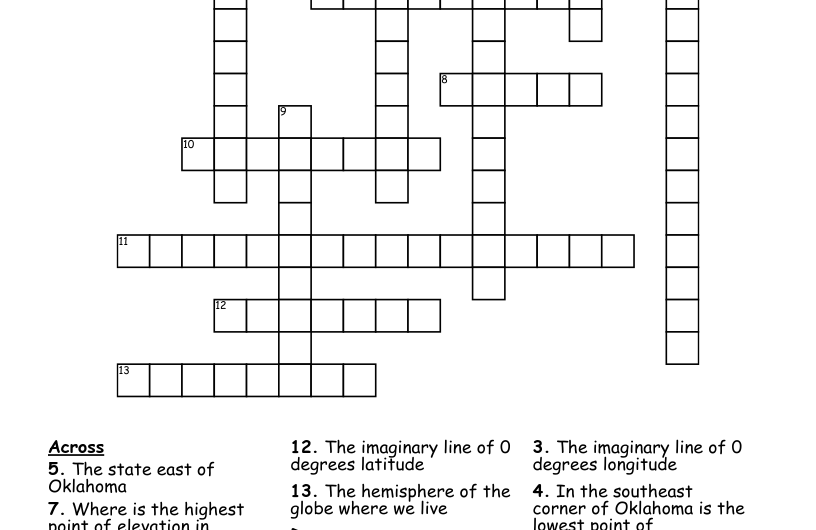 Ok City Crossword Clue