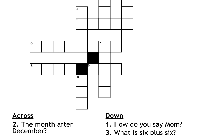 German Article Crossword Puzzle Clue