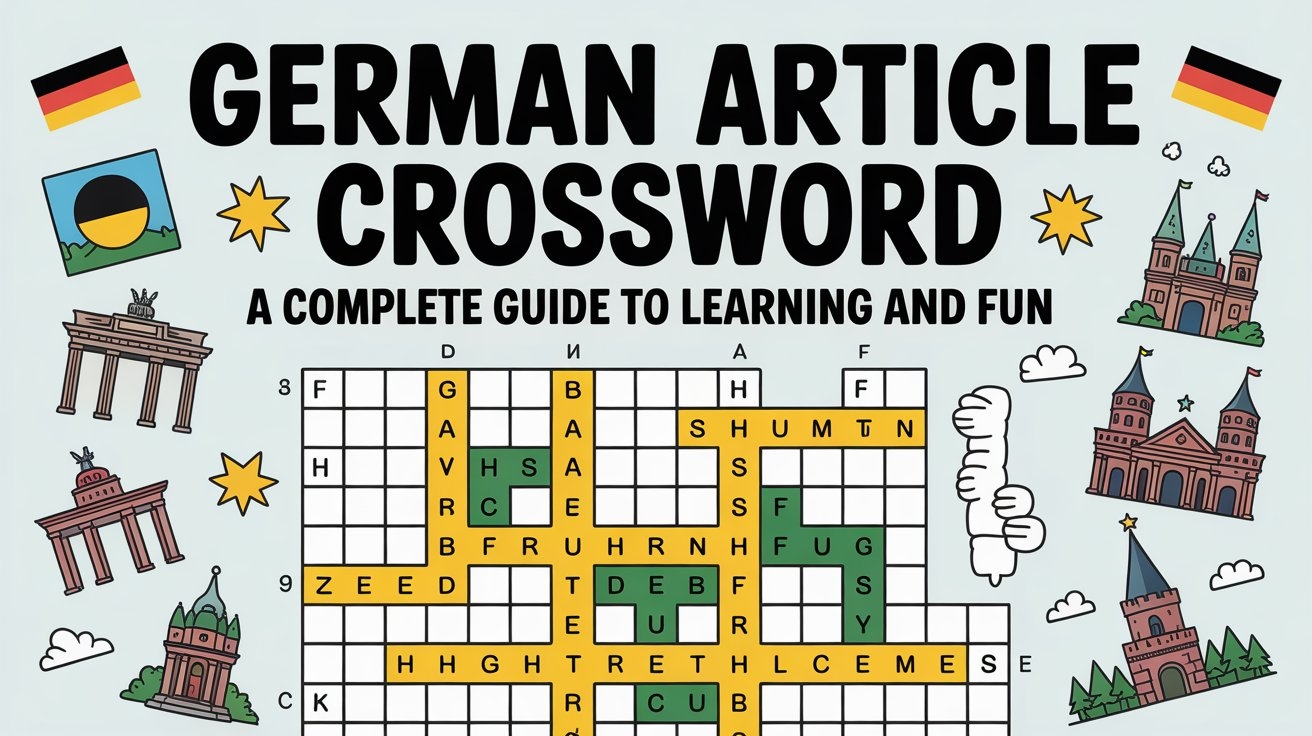 German Article Crossword Master Grammar With Fun German Article Crossword Master Grammar With Fun