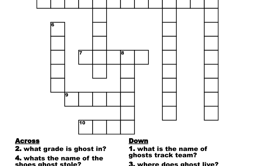 Ghost Crossword Clue