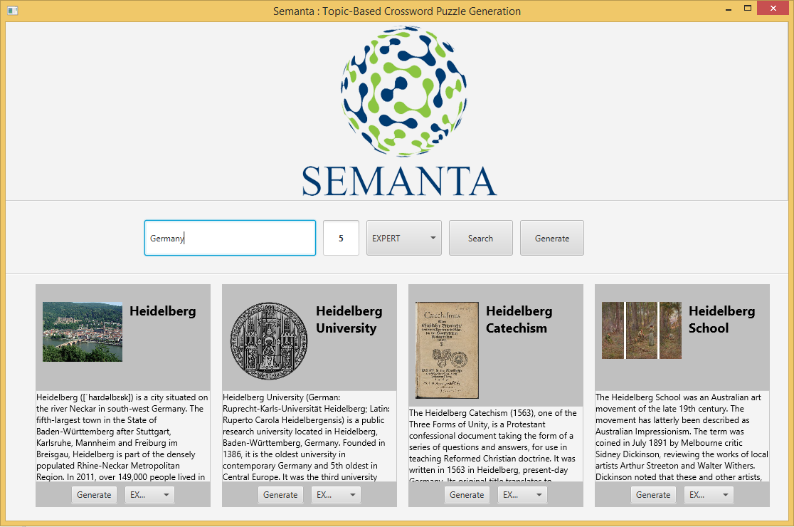 GitHub Kristiankolthoff Semanta Topic Based Automatic Crossword Puzzle Generator By Exploiting Multiple RDF Datasets GitHub Kristiankolthoff Semanta Topic Based Automatic Crossword Puzzle Generator By Exploiting Multiple RDF Datasets
