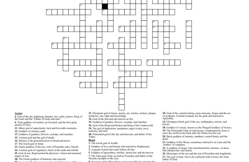 One Of The Muses Crossword Clue