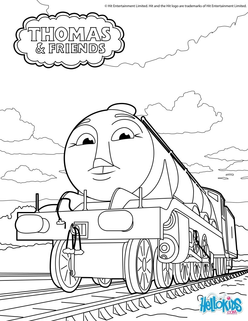 Gordon Thomas Friends Coloring Pages Hellokids Gordon Thomas Friends Coloring Pages Hellokids