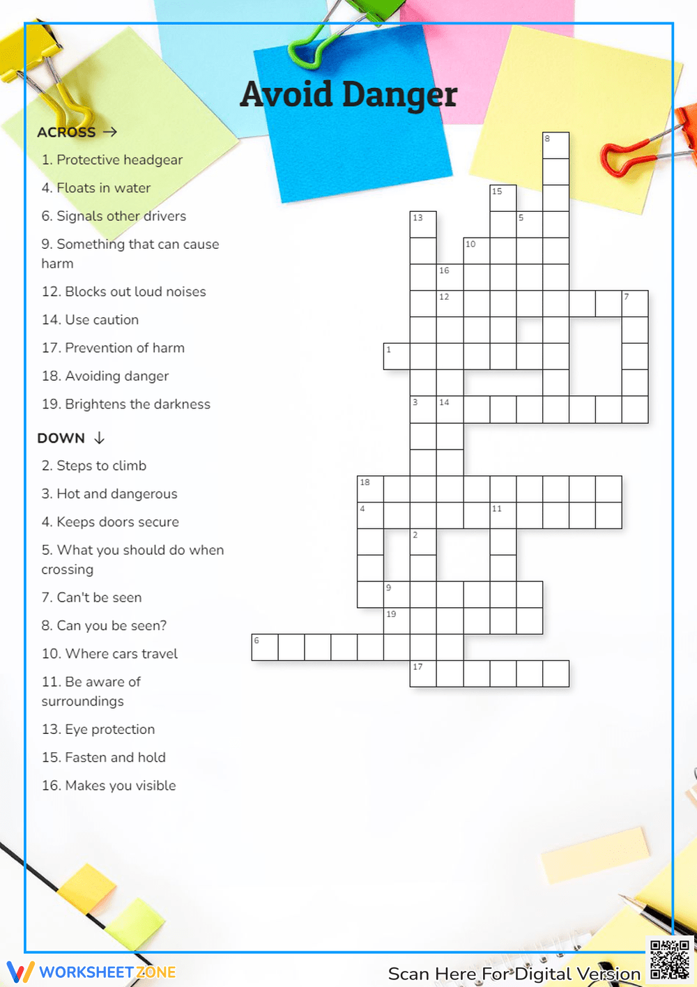Grade 3 Safety Crossword Puzzle Worksheets 2025 Grade 3 Safety Crossword Puzzle Worksheets 2025