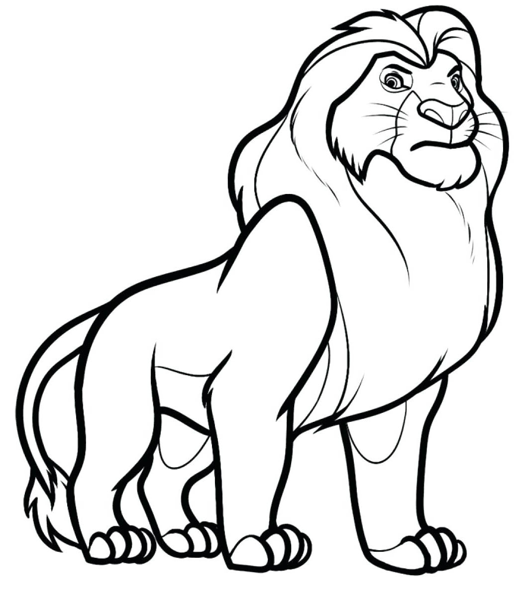 coloring sheets of lions coloring sheets of lions