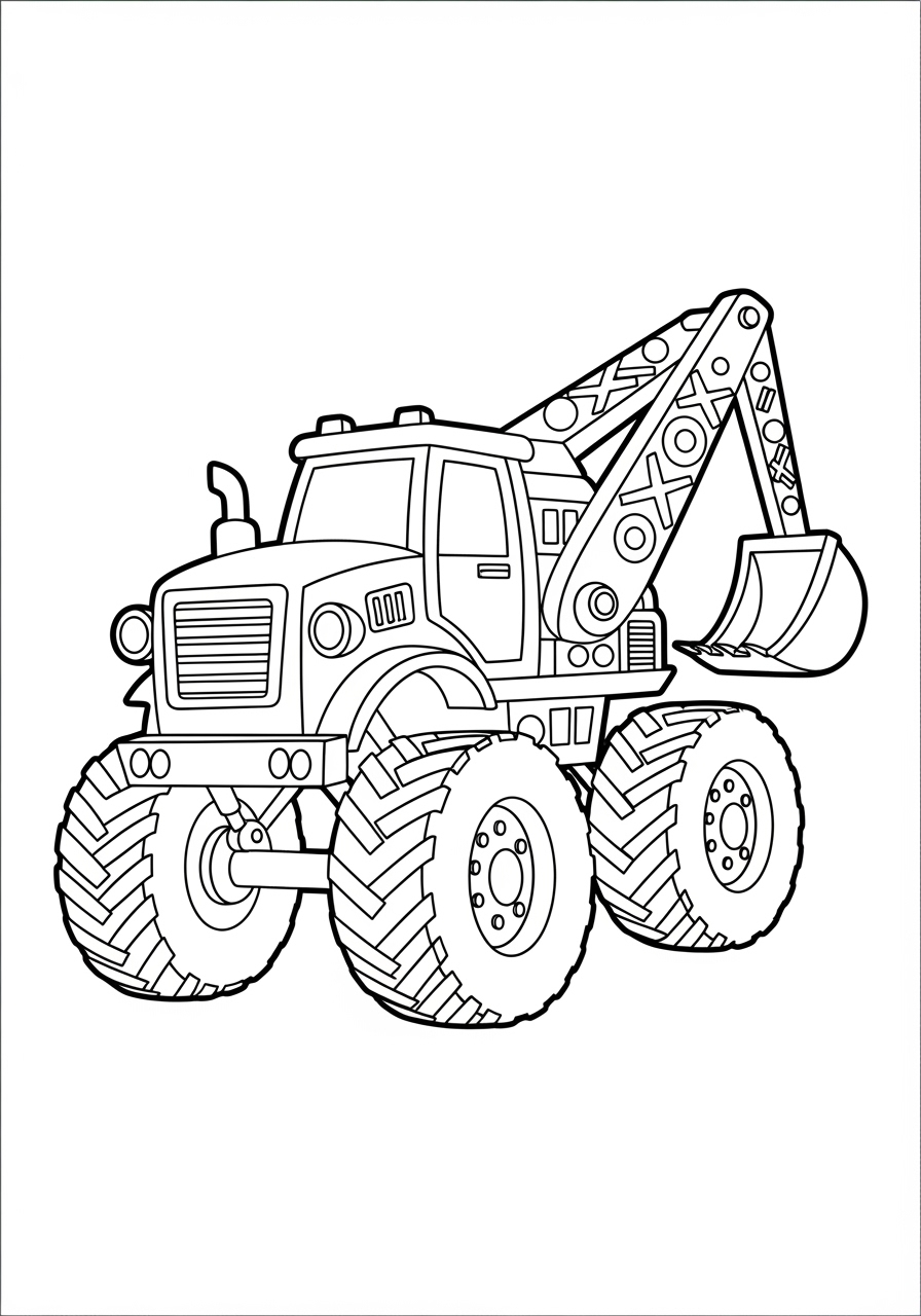 Grave Digger Monster Truck Coloring Page Free Printable Grave Digger Monster Truck Coloring Page Free Printable
