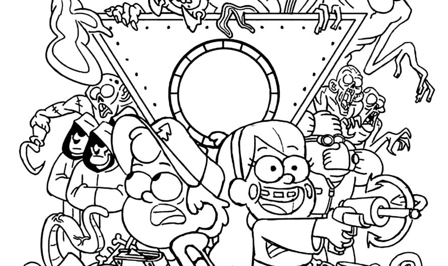 Gravity Falls Coloring Pages