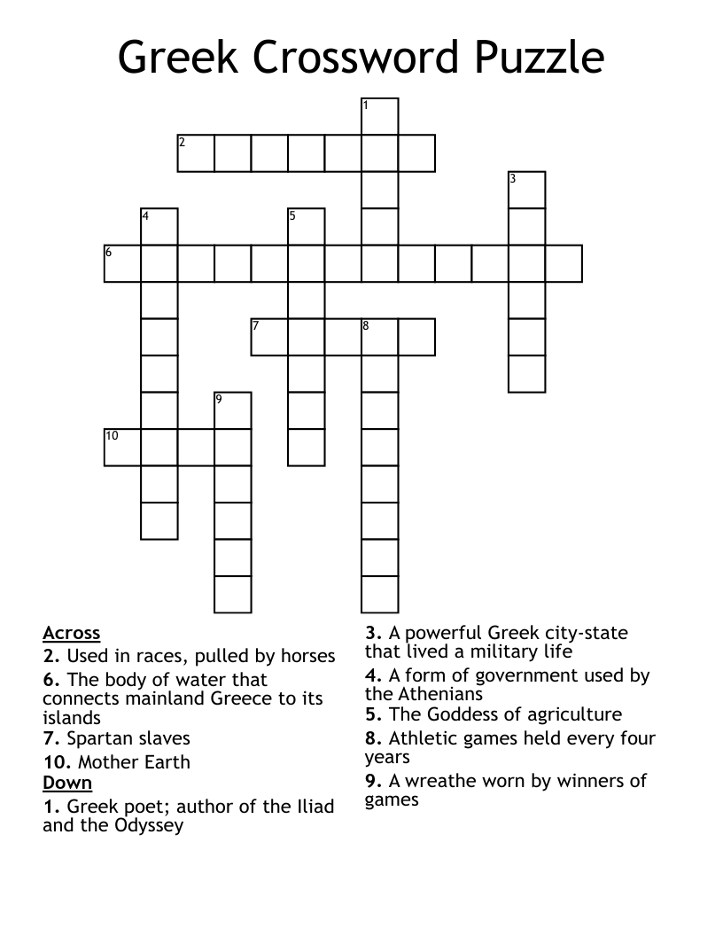 Greek Column Style Crossword Clue