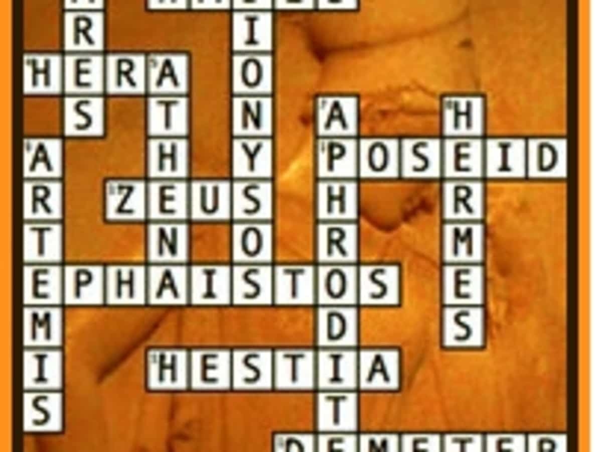Greek Gods Crossword And Word Search Puzzles HubPages Greek Gods Crossword And Word Search Puzzles HubPages