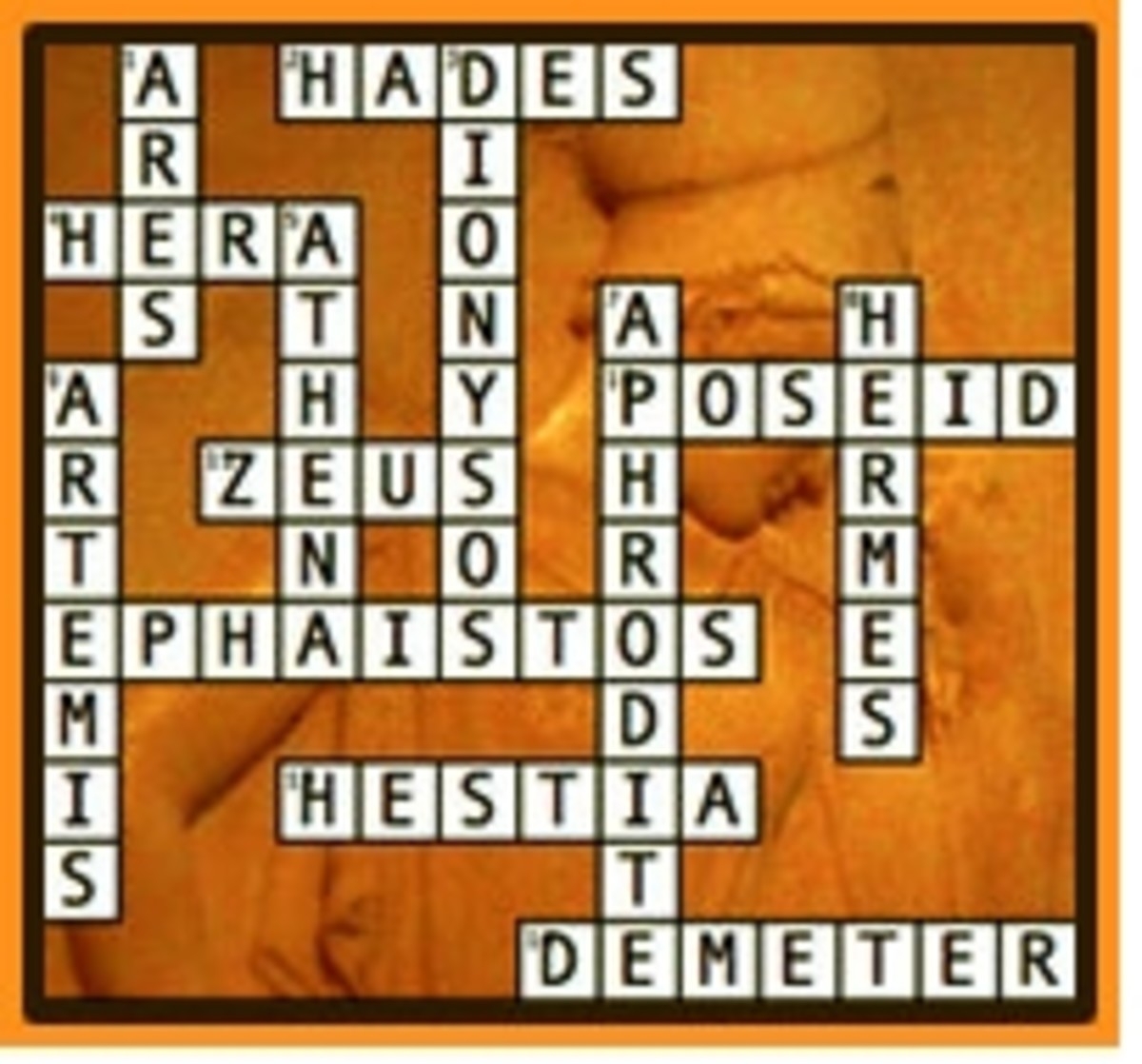 Greek Gods Crossword And Word Search Puzzles HubPages Greek Gods Crossword And Word Search Puzzles HubPages