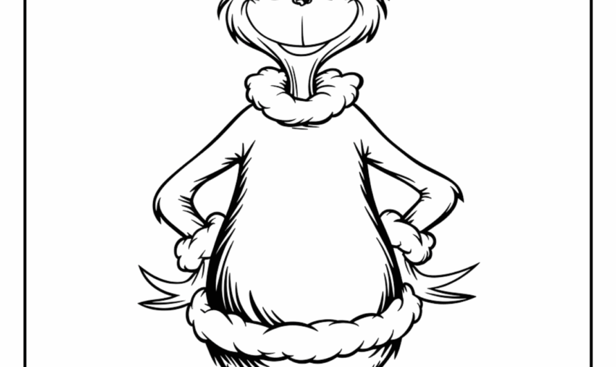 The Grinch Coloring Sheet