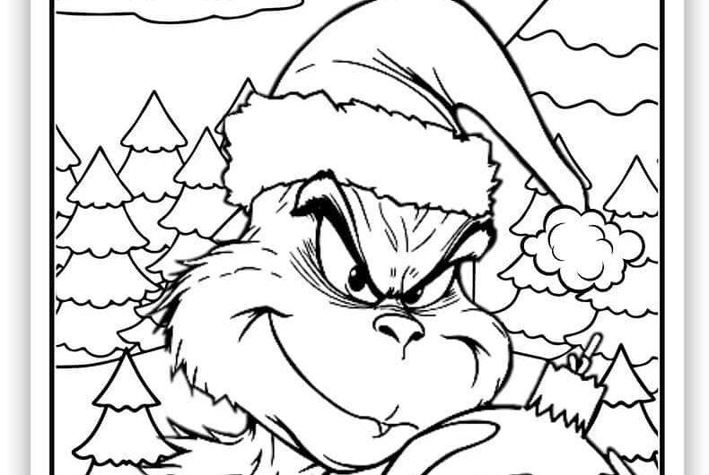 Coloring Pages Of Grinch
