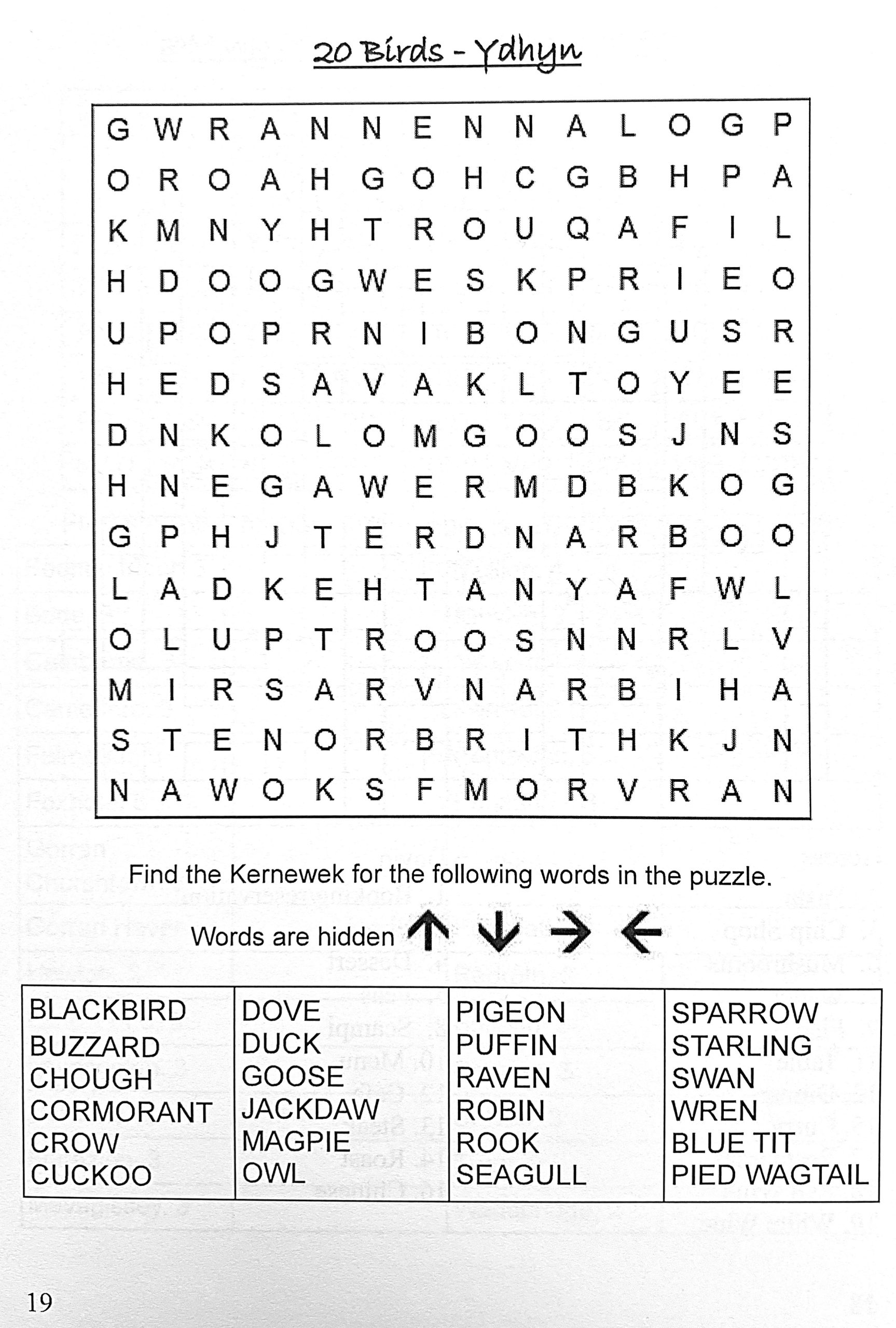 Gwari Ger Kernewek Cornish Word Games Kowethas An Yeth Kernewek Gwari Ger Kernewek Cornish Word Games Kowethas An Yeth Kernewek