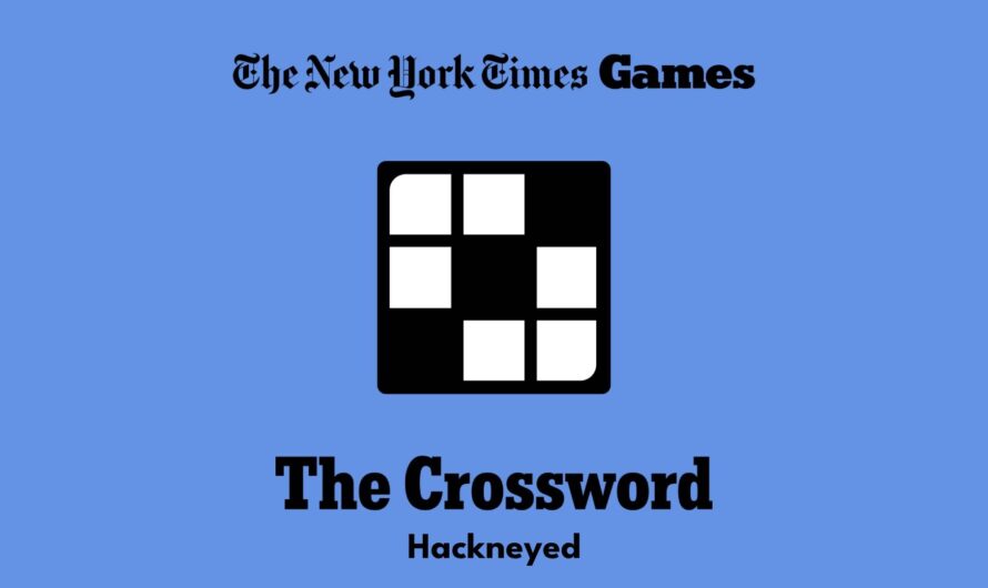 Hackneyed Crossword Clue
