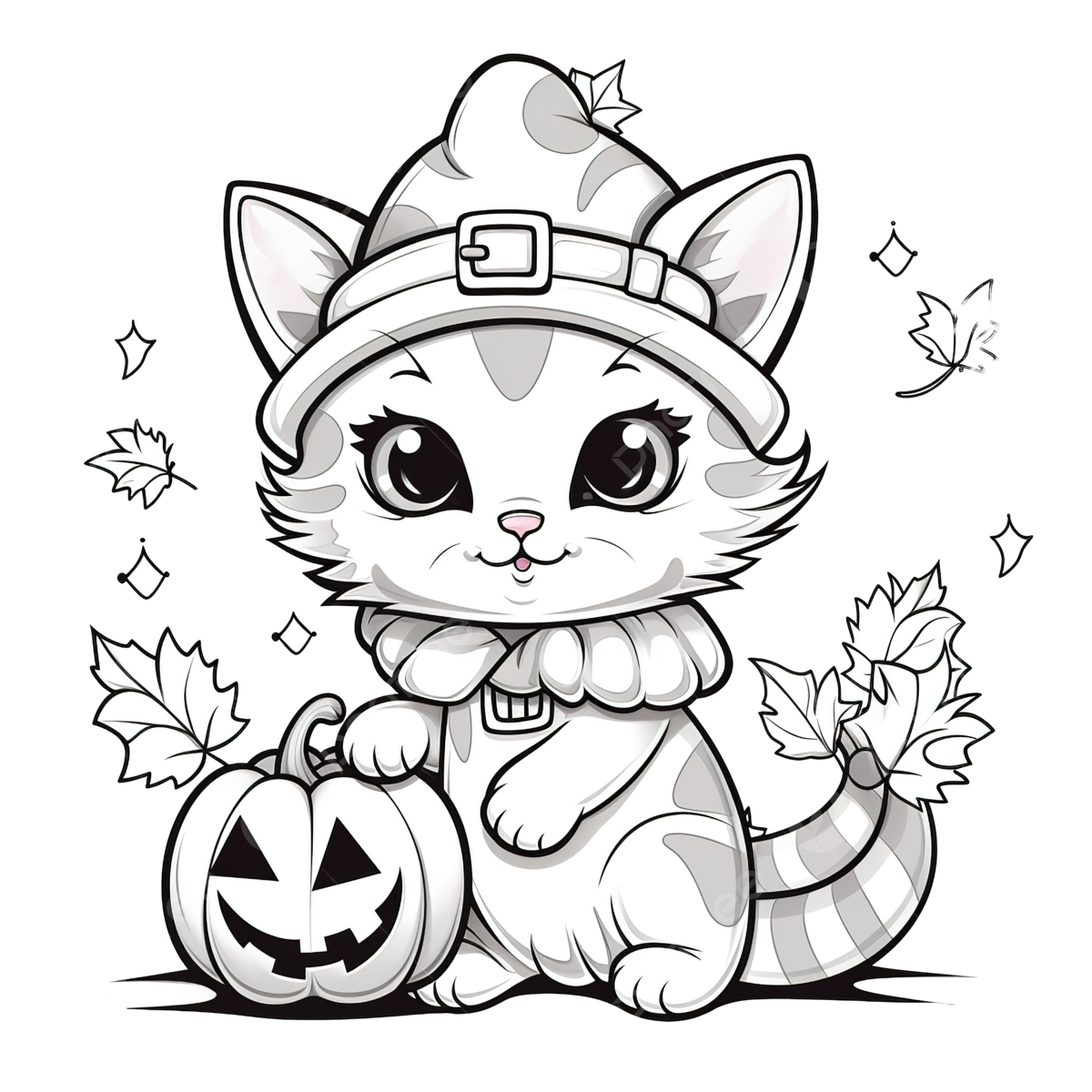 halloween cat coloring page halloween cat coloring page