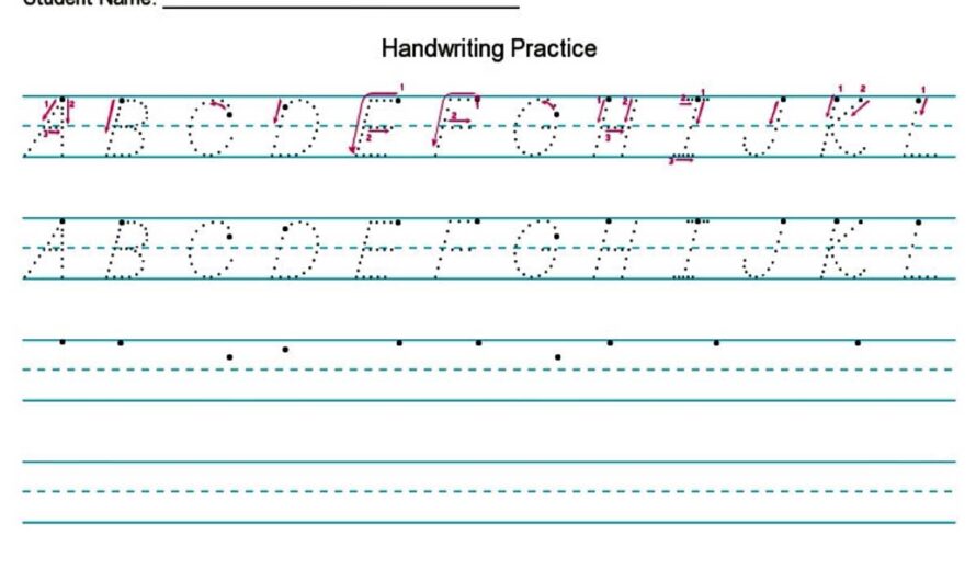 Writing Practice Worksheet Generator