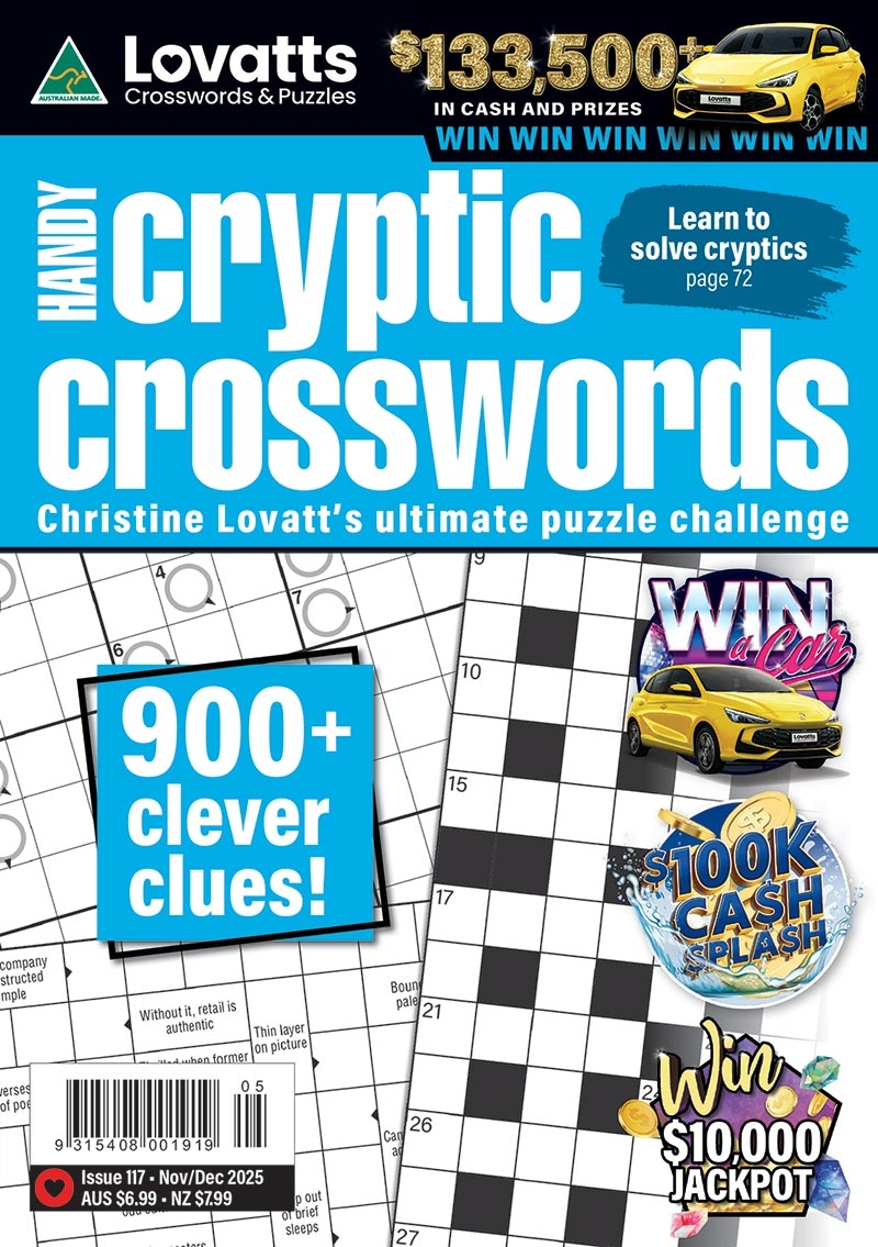 Handy Cryptic Crosswords Magazine Lovatts Crosswords Puzzles Handy Cryptic Crosswords Magazine Lovatts Crosswords Puzzles