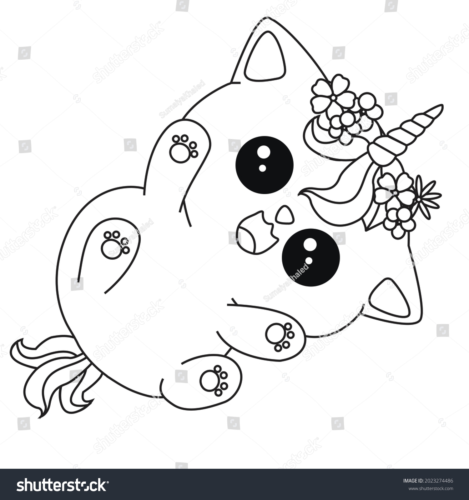 Hd Printable Caticorn Cat Unicorn Coloring Stock Vector Royalty Free 2023274486 Shutterstock Hd Printable Caticorn Cat Unicorn Coloring Stock Vector Royalty Free 2023274486 Shutterstock