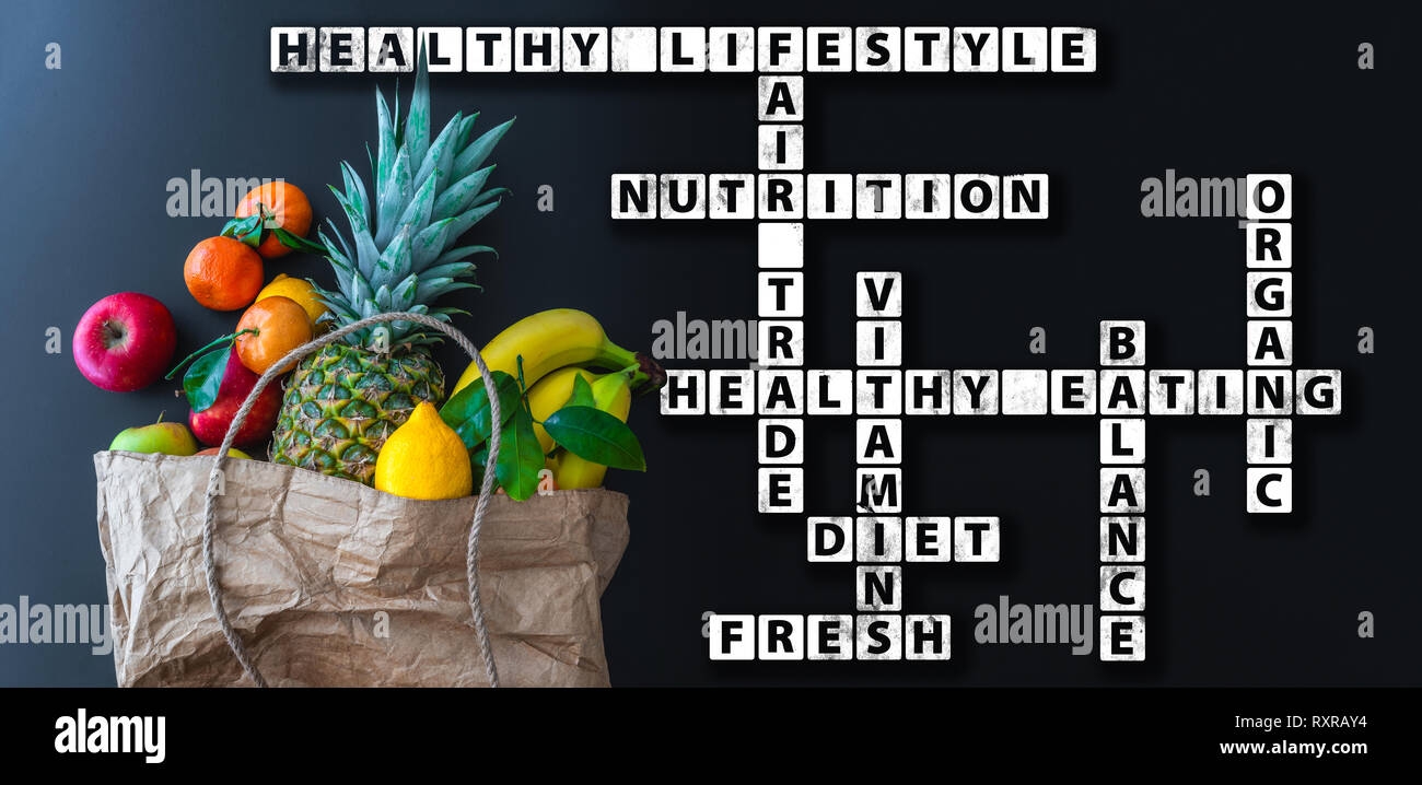 Healthy Eating Wordcloud Or Crossword With Variety Of Fresh Fruits In Brown Paper Bag Stock Photo Alamy Healthy Eating Wordcloud Or Crossword With Variety Of Fresh Fruits In Brown Paper Bag Stock Photo Alamy