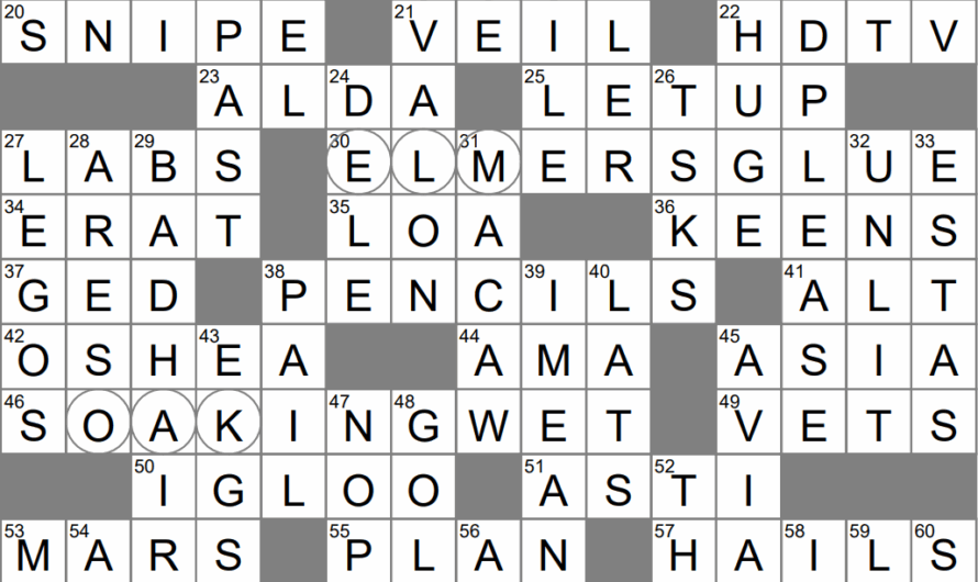 Heavenly Crossword Clue