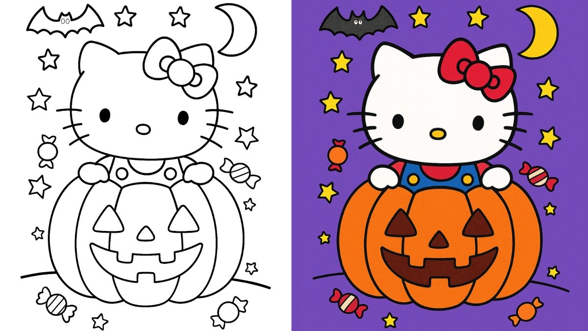 Hello Kitty Halloween Coloring Pages 32 Free Printable PDFs Hello Kitty Halloween Coloring Pages 32 Free Printable PDFs