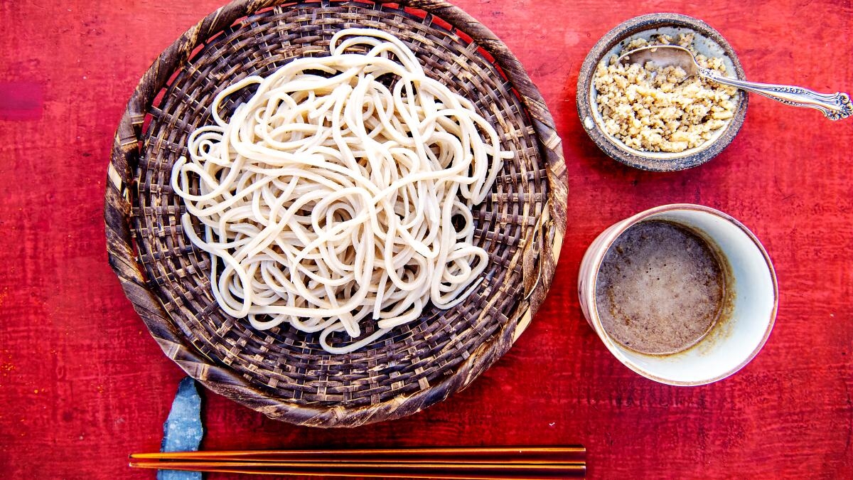 Homemade Soba Noodles Recipe Los Angeles Times Homemade Soba Noodles Recipe Los Angeles Times