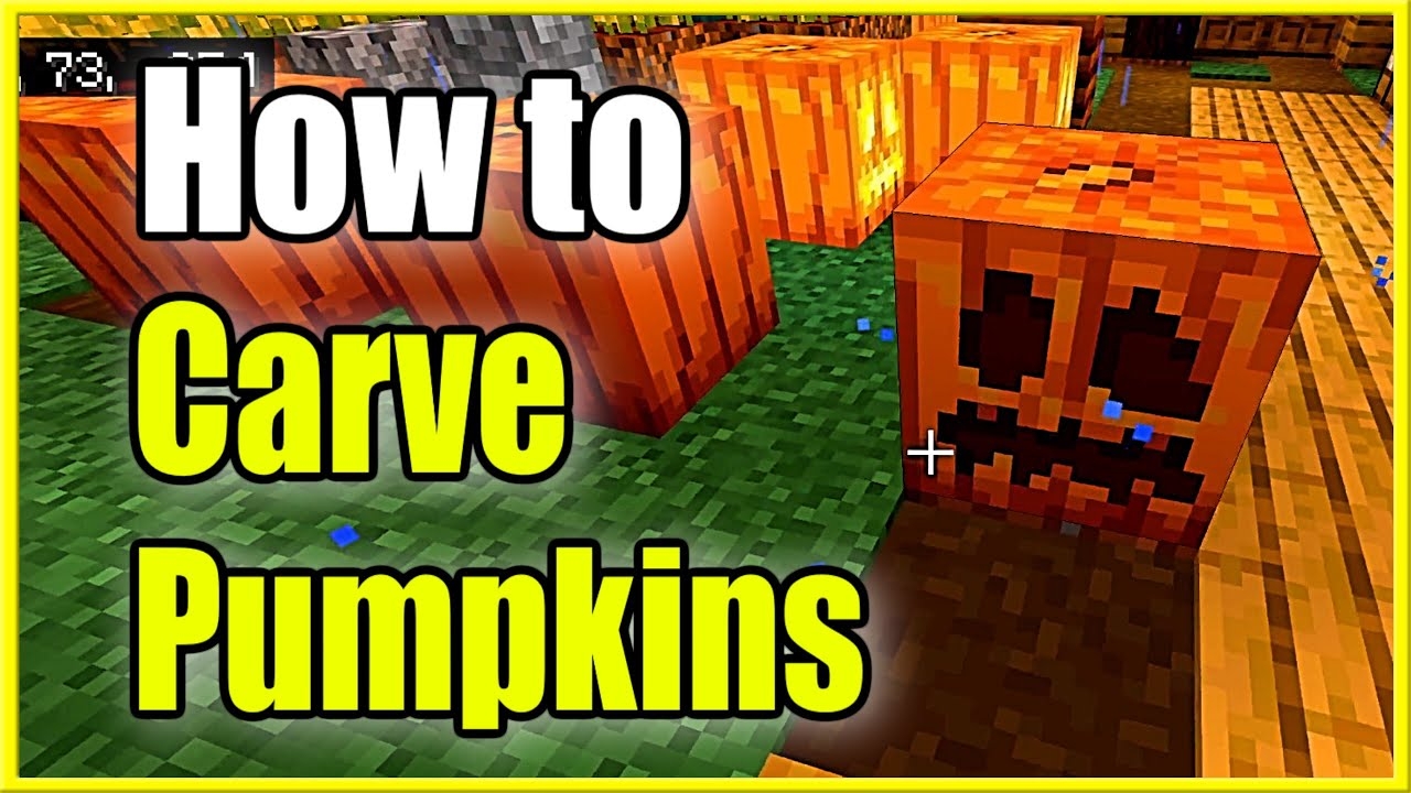 How To Carve A Pumpkin In Minecraft Wear As Helmet Easy Method YouTube How To Carve A Pumpkin In Minecraft Wear As Helmet Easy Method YouTube