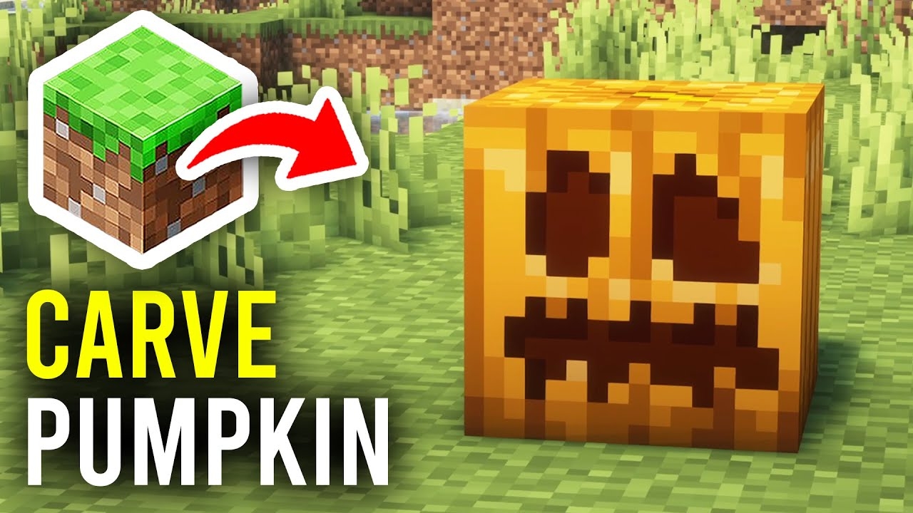 how to make carved pumpkin minecraft how to make carved pumpkin minecraft