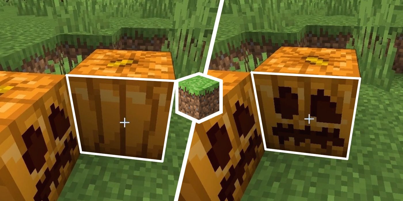 How To Carve Pumpkins In Minecraft How To Carve Pumpkins In Minecraft