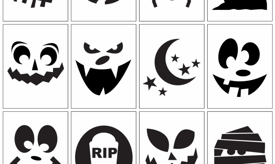 Pumpkin Carving Stencils Printable